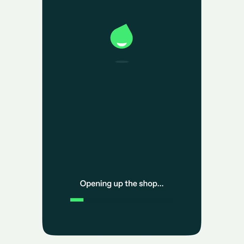 Eazle app loading screen micro-interaction